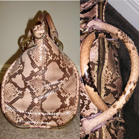 BALLY Python Top Handle Crossbody Bag - Picture 6 of 15